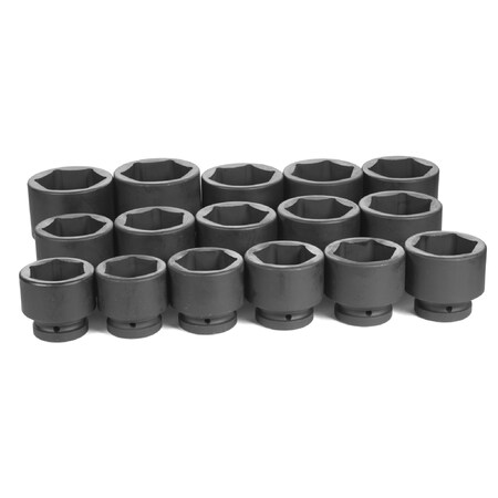 Grey Pneumatic SKT SET 1" DR 16PC FRECT 2-1/16" - 3" I GP9016